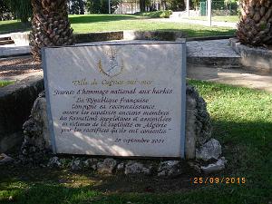 2015 09 25 CAGNES SUR MER HOMMAGE AUX HARKIS (2)